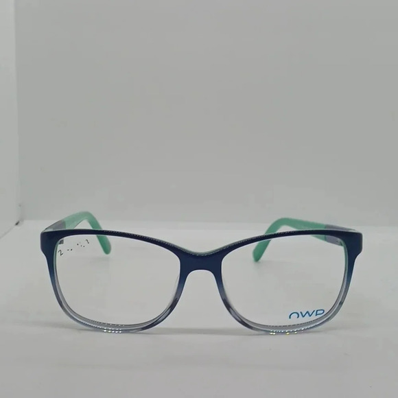 NWT WOMEN'S OWP EYEGLASS FRAMES 4023 GRAY TEAL - Picture 1 of 4